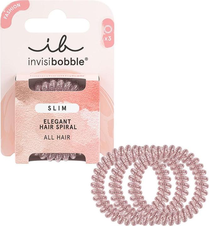 Image du produit Invisibobble Attaches cheveux Slim rose monocle 3 pcs (Élastiques à cheveux)