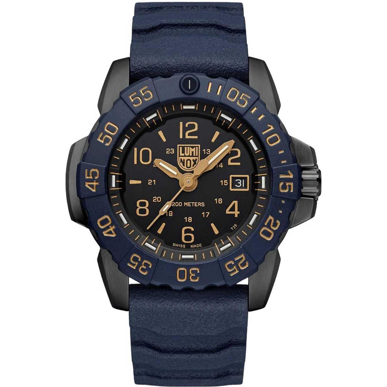 Luminox, Orologio da polso, Navy Seal 3250 Series, Nero, (Orologio sub, 45 mm)