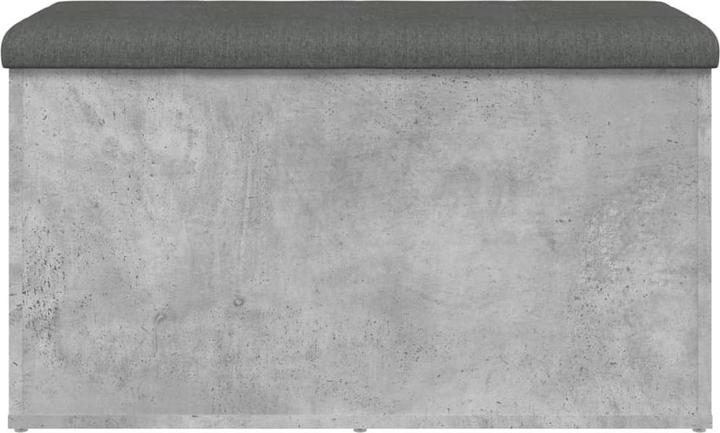 Actual product image vidaXL Bench with storage space concrete grey 82x42x45 cm (42 cm)