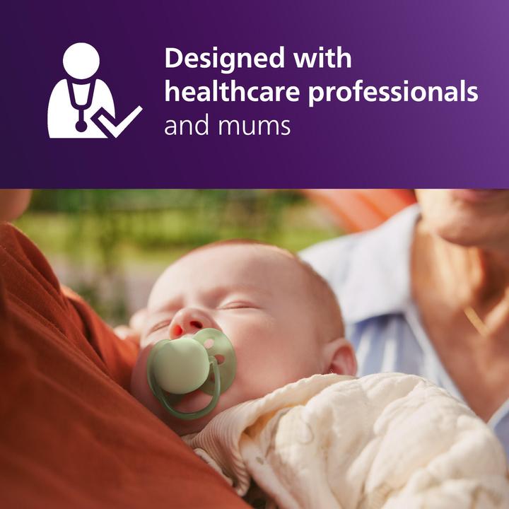 Productafbeelding Philips Avent Pacifier SCF091/42 ultra soft (2x, 6 - 18 Maanden)