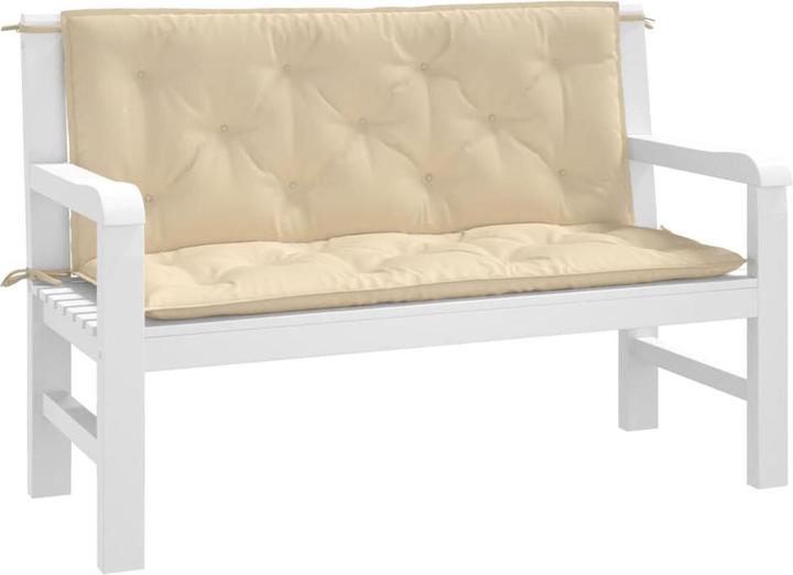 Produktbild vidaXL Gartenbank-Auflagen 2 Stk. 120 x 50 x 7 cm O x ford-Gewebe