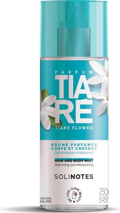 Immagine prodotto Solinotes Nebbia per capelli e corpo Tiaré (Spray capelli, 250 ml)