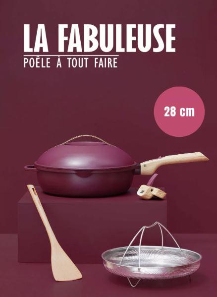 Image du produit Cookut FABULOUS 28cm rot (Casserole, Poêle à frire)