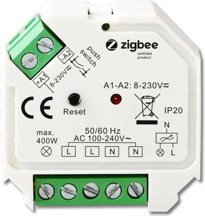 Image du produit Isoled Variateur triac universel ZigBee 3.0/Push 230V, 200VA