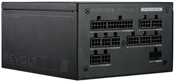Produktbild Phanteks Revolt 1200W Platinum, ATX 3.0, PCIe 5.0, vollmodular - 1200 Watt, schwarz (1200 W)