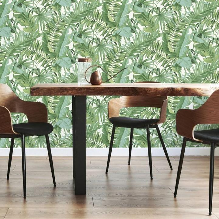 Actual product image Fine Decor Maui Leaf Wallpaper (53 x 1000 cm)