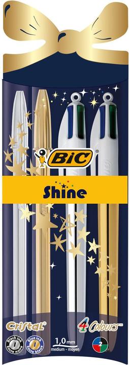 Image du produit Bic SET SHINE - Stylo à bille (4x)