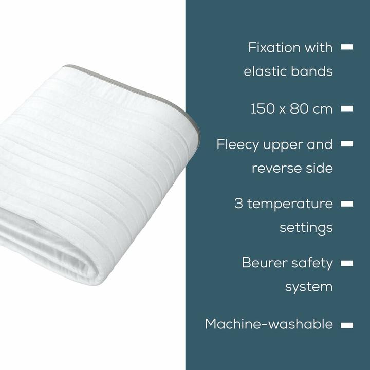 Immagine prodotto Beurer Riscaldatore per letto singolo TS 17 - 5 anni di garanzia (150 x 80 cm)