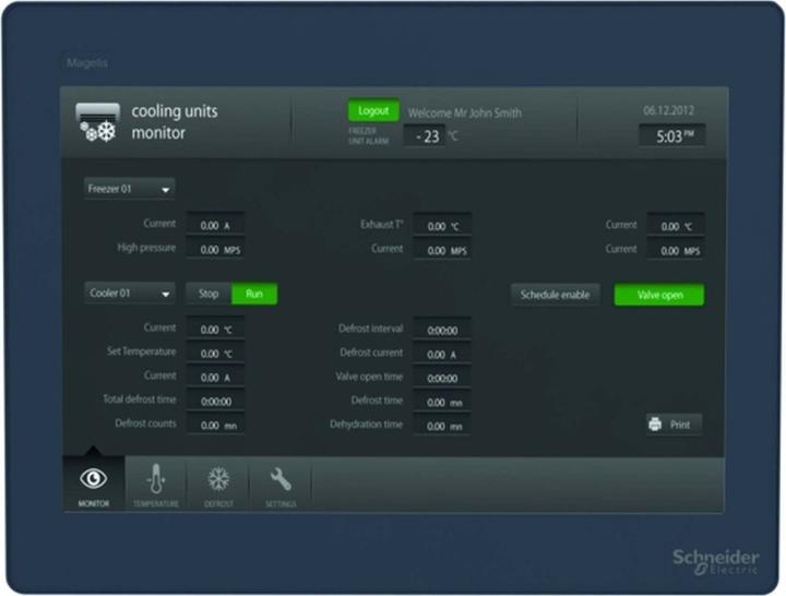 Produktbild Schneider Electric 12" Wide Touch Advanced Display WXGA