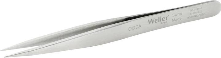 Actual product image Weller Erem Tweezers with pointed tips, precision tweezers, stainless steel, 120mm