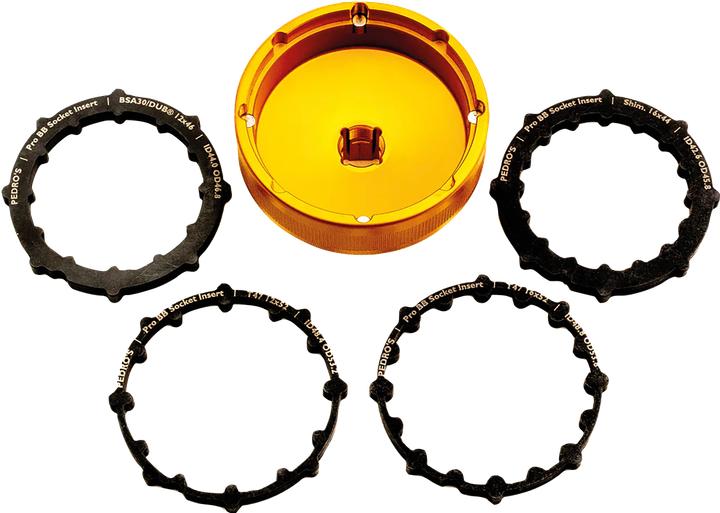 Actual product image Pedros Pedro's Pro BB Socket, 5pc Set