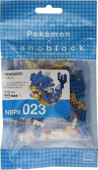 Actual product image Nanoblock Pokémon Gyarados Level 2 brick model