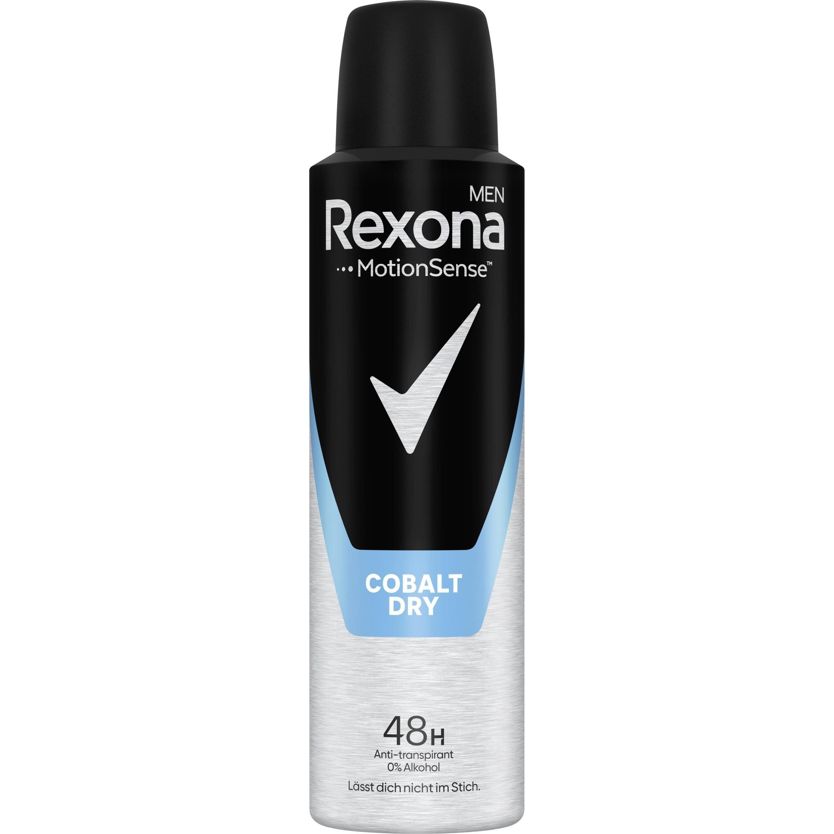 Rexona Herren Deo, Cobalt Dry (Spray, 150 Ml)
