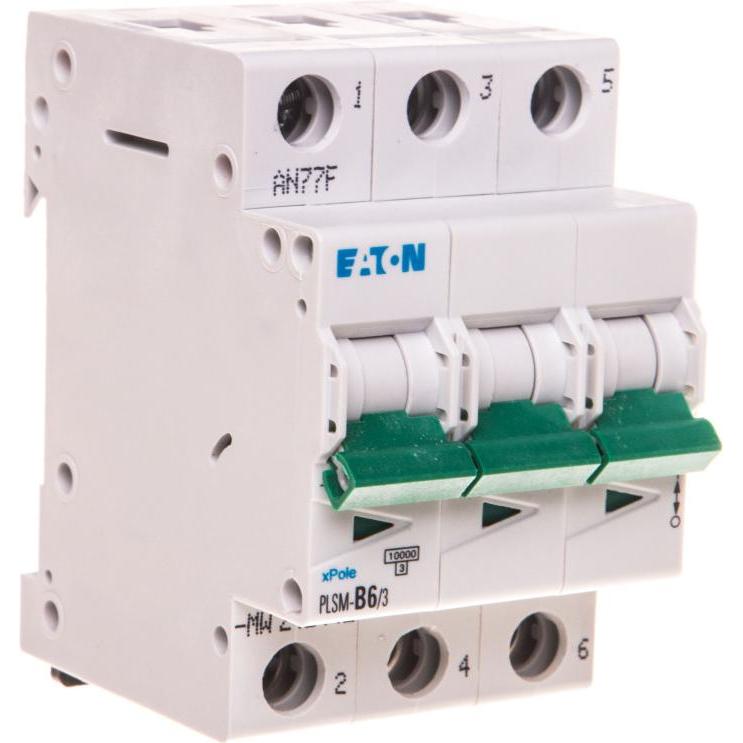 Eaton, Schutzschalter, Leitungsschutzschalter, 6 A, 3p, 242442