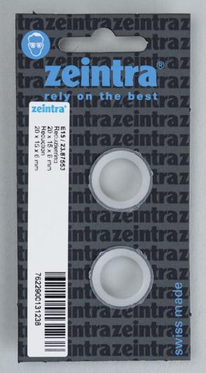 Actual product image Zeintra Insert rings E 15mm ( 2 pcs )