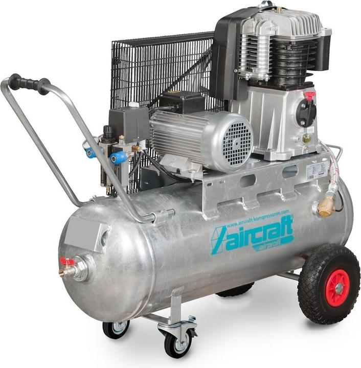 Stürmer AIRPROFI 703/100/15 - Mobiler Kolbenkompressor für Handwerker mit Riemenantrieb (100 l)