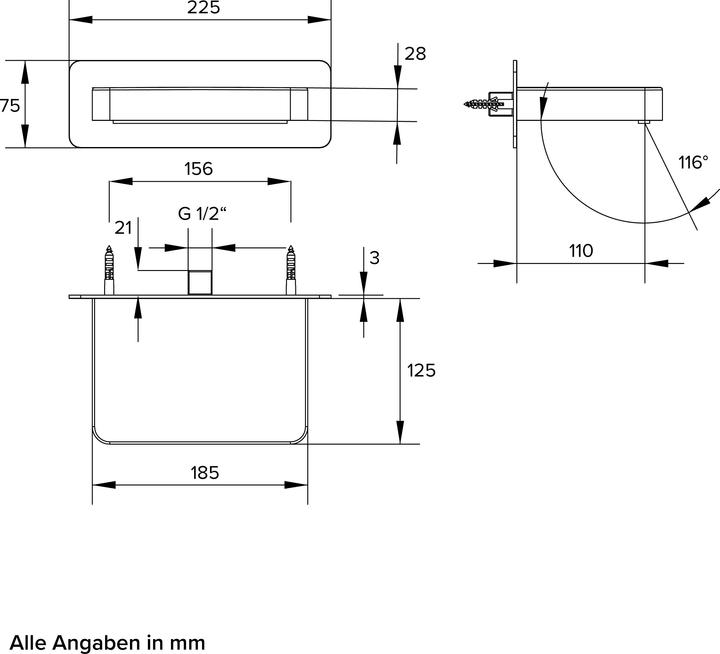 Actual product image Chris Bergen Bath spout