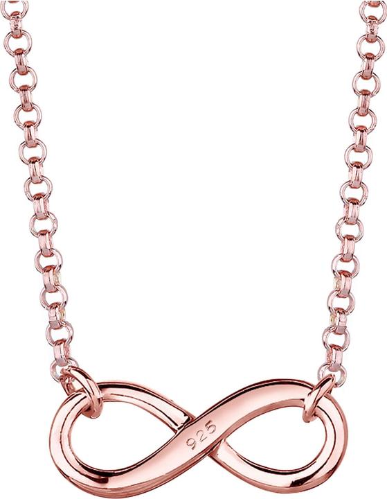 Produktbild Elli Halskette Choker Infinity Symbol Unendlichkeit 925 Silber (925er Sterling Silber, 38 cm)