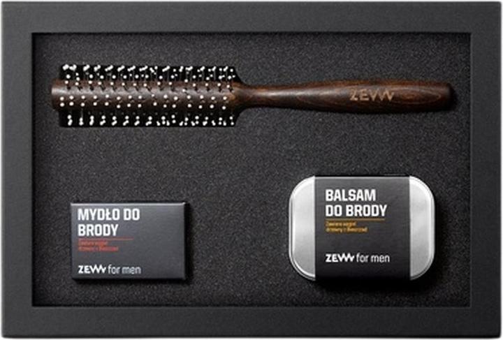 Produktbild ZEW for men Bartseife 85ml, Bartbalsam 80ml, Haar- und Bartroller