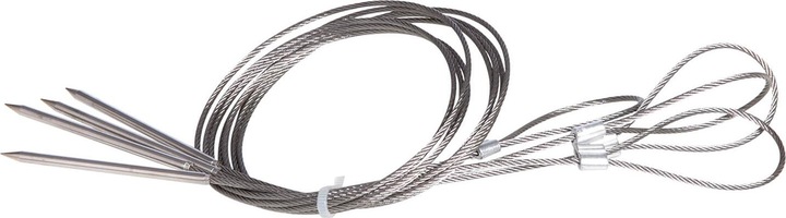 All'Grill Flexibles Grillspiesse-4er-Set (Schaschlikdraht/Grilldraht)