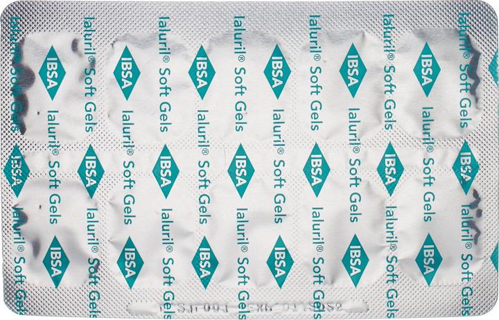 Actual product image IBSA Ialuril Soft Gels (60 Piece, Capsules, 85 g)