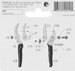 Produktbild Felco Lame de rechange