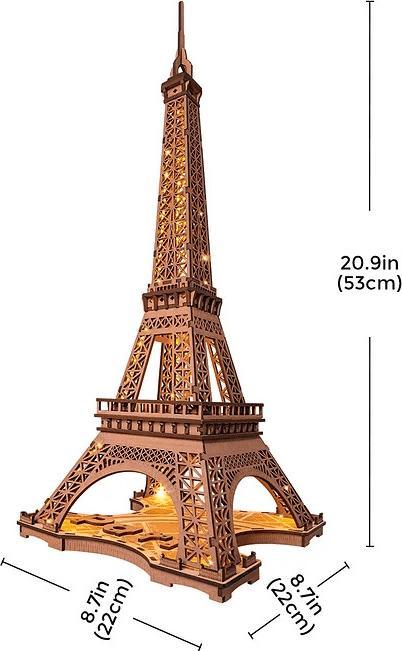 Image du produit Rolife Nuit à la Tour Eiffel - Modèle en bois