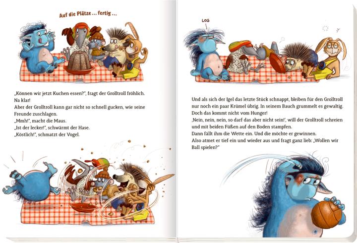 Immagine prodotto Der Grolltroll... grollt heut nicht!? (Pappbilderbuch) (Tedesco, Barbara van den Speulhof, 2021)