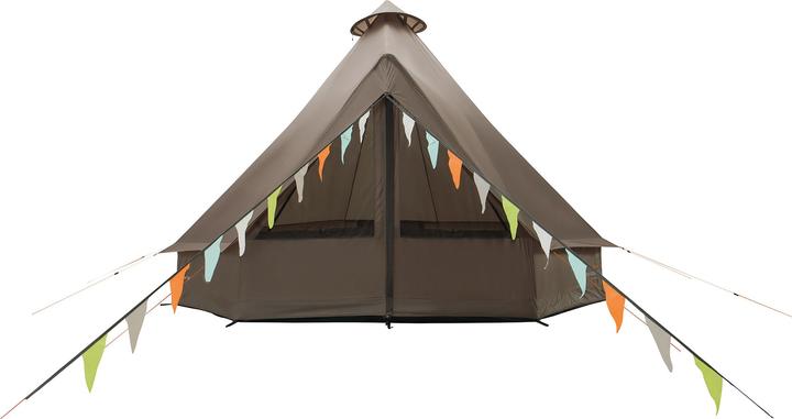 Easy Camp Vaulen Tipi, f?r 7 Personen (braun, Modell 2025) (10.80 kg, 7 personen)