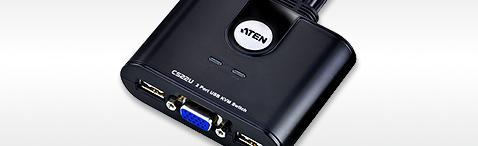 Image du produit Aten CS22U, commutateur KVM à 2 ports, USB, VGA