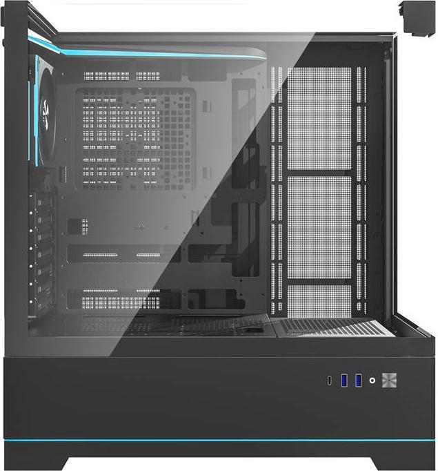 Immagine prodotto Darkflash Tech Case per computer Darkflash DY450 PRO + ventola (nero) (ATX, ITX, mATX)