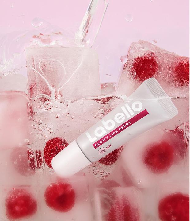 Actual product image LABELLO Glowy Lips Berry (Lip balm, 10 ml)