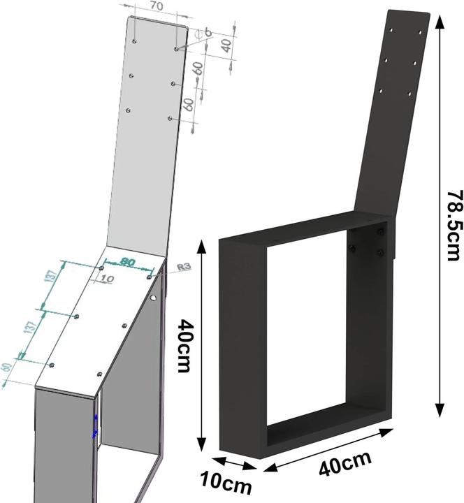 Image du produit DanDiBo Pieds de banc