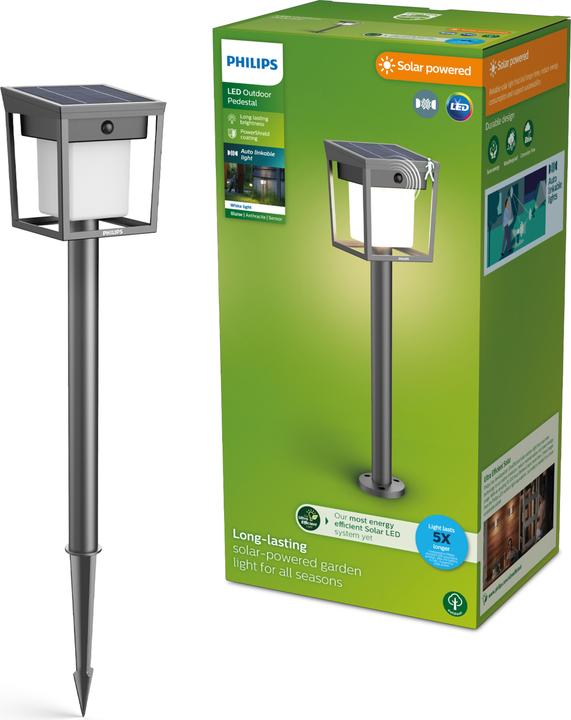 Actual product image Philips Blaise solar outdoor stand light (250 lm, IP44)