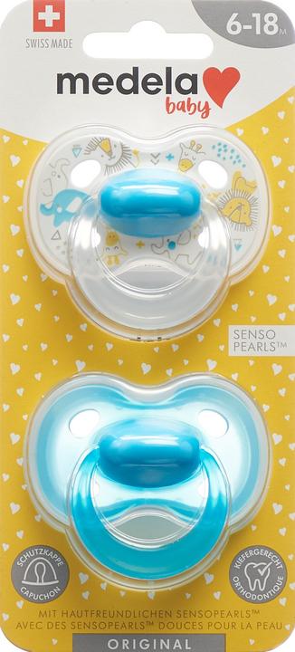 Actual product image Medela Baby Original Blau (2 x, 6 - 18 M.)