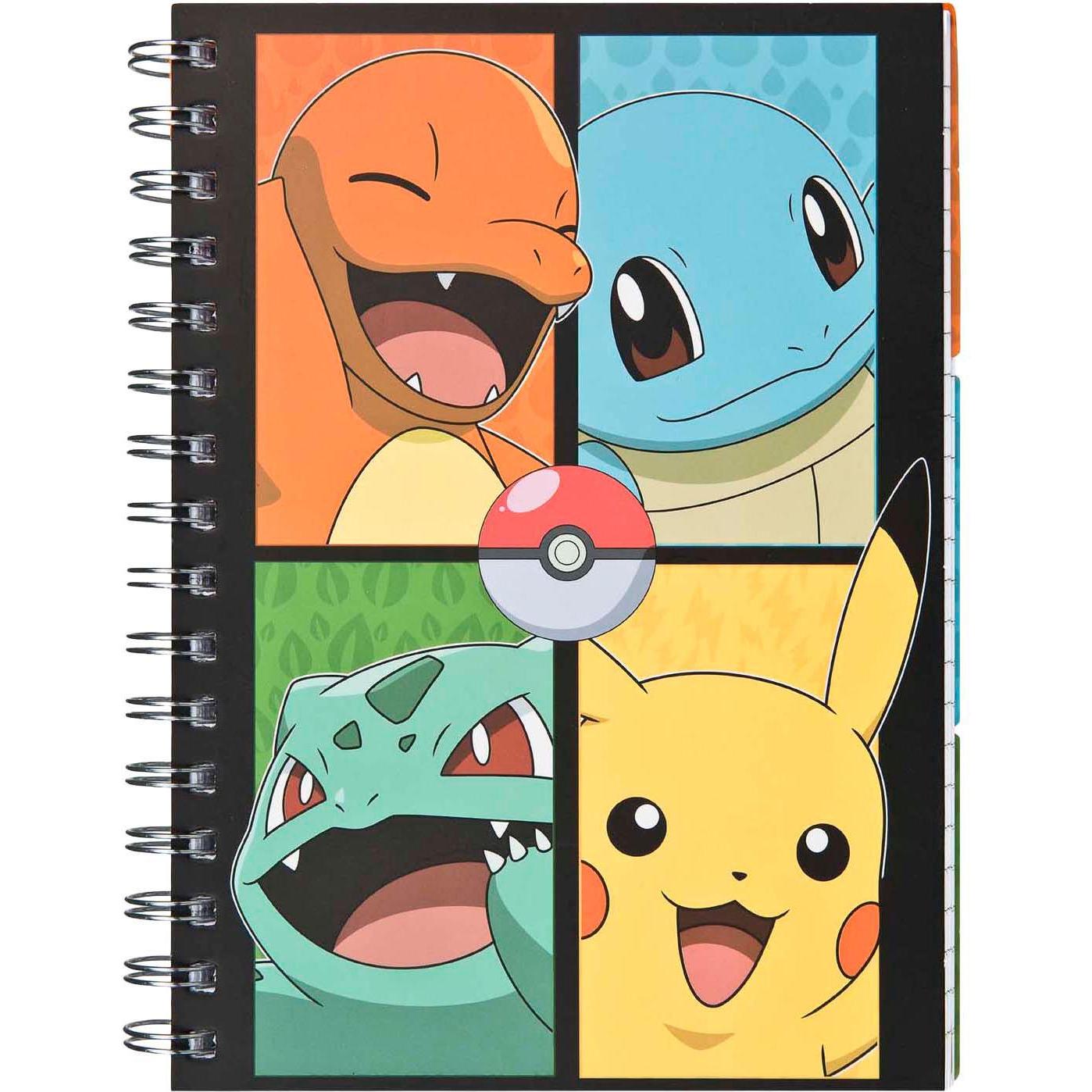 Undercover Pokémon-Notizbuch mit 3 Registerkarten (68186500)