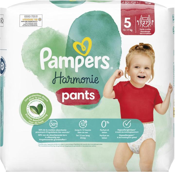 Image du produit Pampers Nappy Pants T5 (Taille 5, Pack, 27 pcs)
