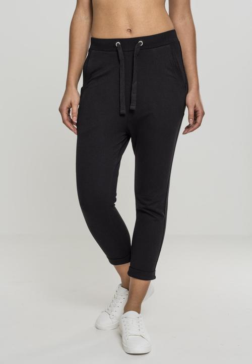 Produktbild Urban Classics Ladies Open Edge Terry Turn Up Pants (M)