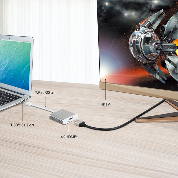 Produktbild j5Create USB 3.0 zu (USB 3.0, 7.60 cm)