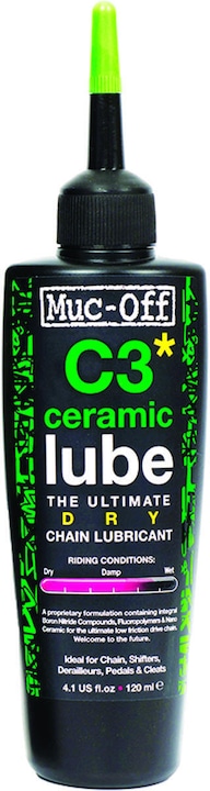Actual product image Muc-Off C3 Dry Ceramic Lube 120ml (120 ml, Chain oil)