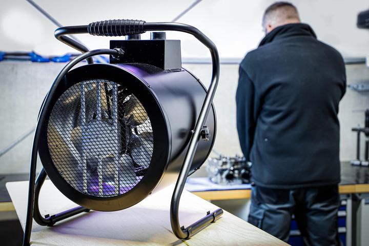 Actual product image BGS Fan heater | electric | 9 kW (9000 W)