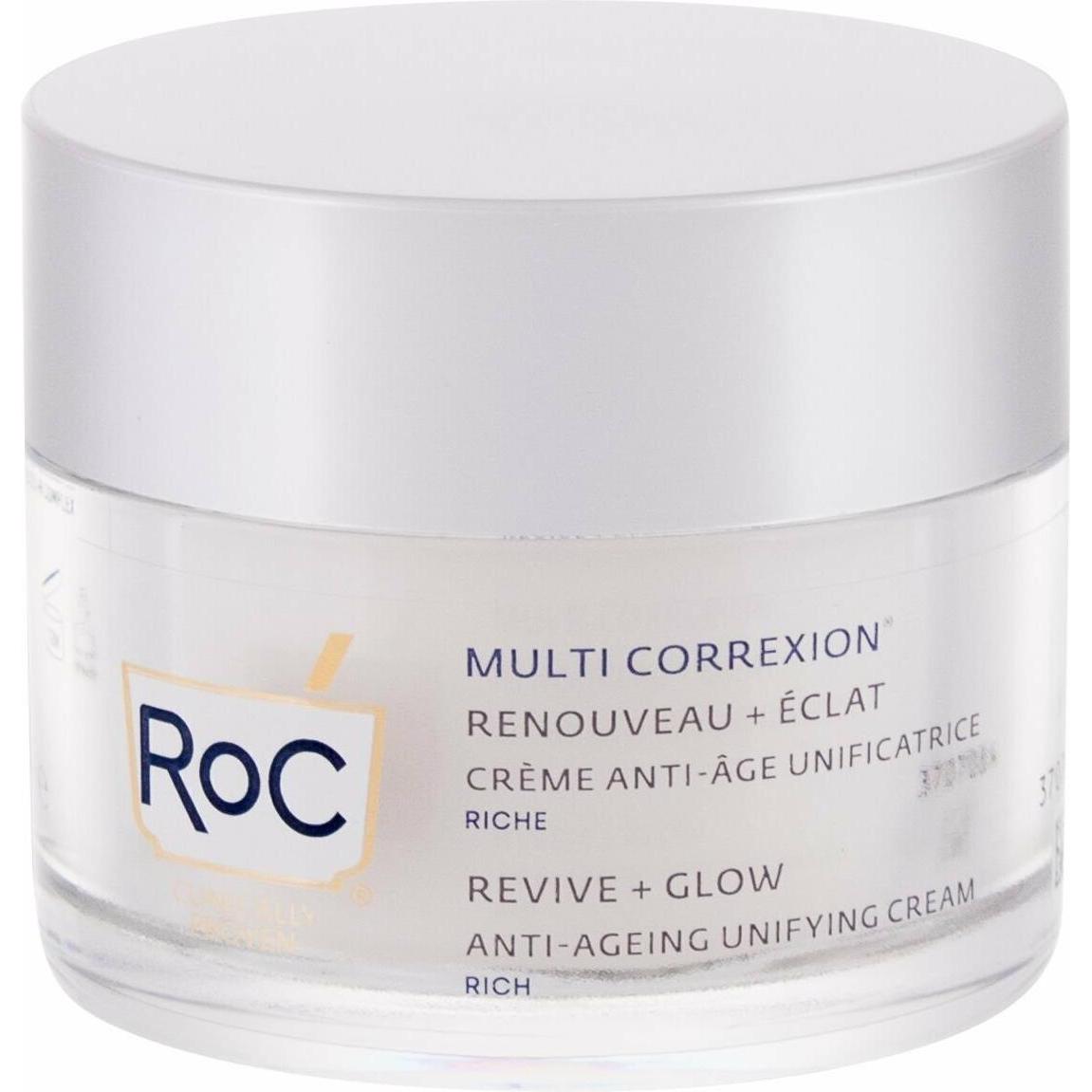 Roc, Crema viso, Multi Correxion Revive + Glow (50 ml, Crema da giorno)