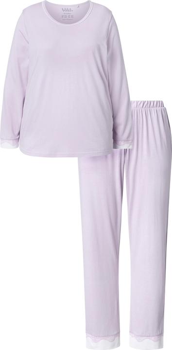 Produktbild Ulla Popken Pyjama, Zweiteiler, Spitze, Rundhals, Langarm (62)