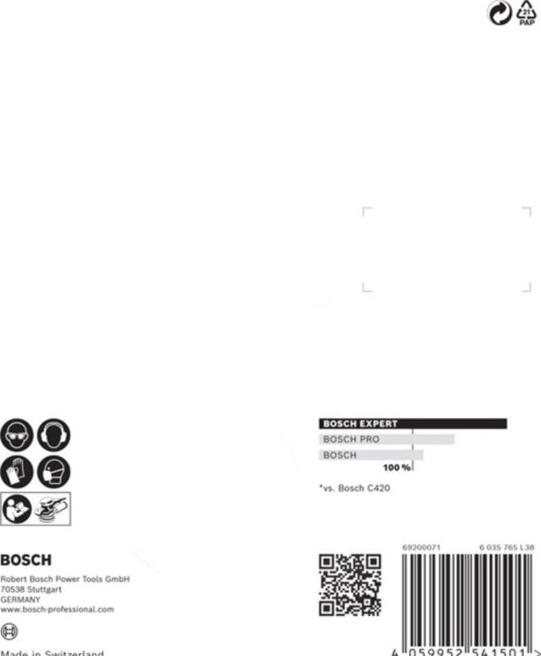Produktbild Bosch Professional Zubehör EXPERT C470 Schleifpapier-Set für Exzenterschleifer, 125 mm, 8 Löcher, G 60/120/240, 6-tlg. (120, 240, 60)