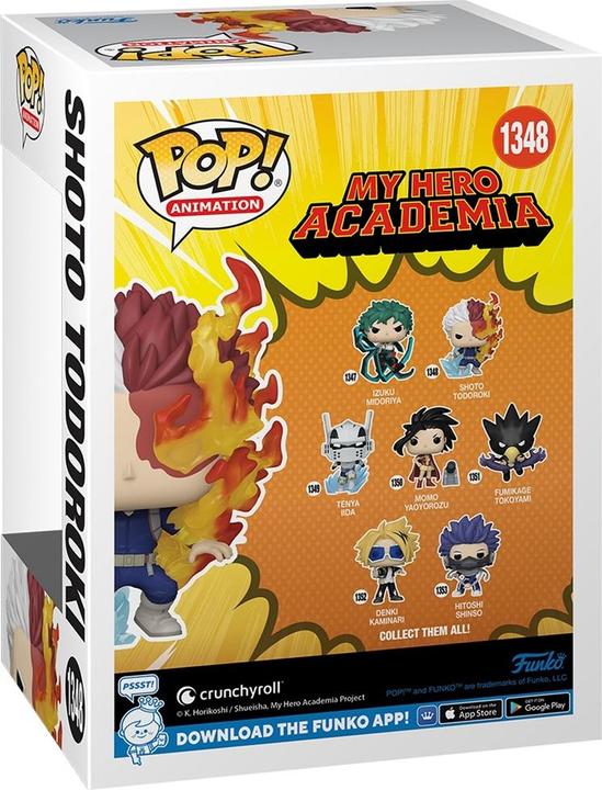 Actual product image Funko My Hero Academia POP! Animation Vinyl figurine Shoto Todoroki 9 cm