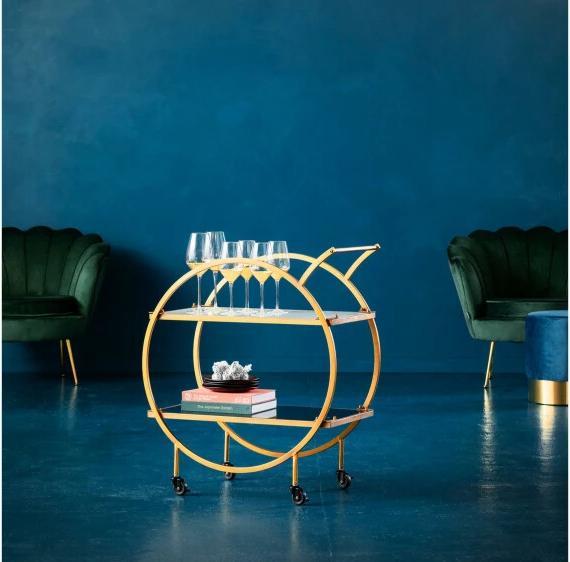 Image du produit Kare Design Desserte Loft laiton