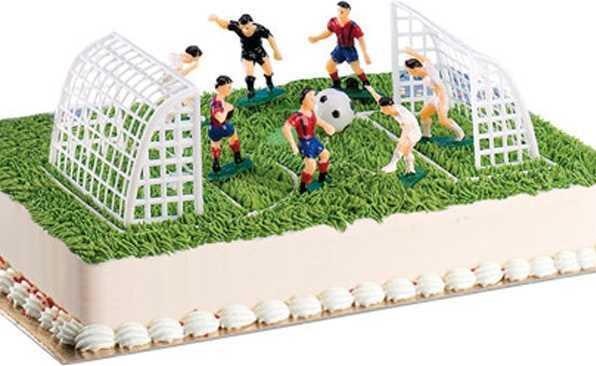 Immagine prodotto Modecor Set 9 pezzi di decorazioni per torte, calcio