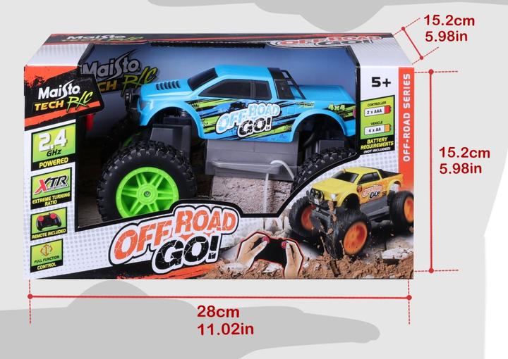 Immagine prodotto Maisto Tech modello di auto controllata Off Road Go, 21cm, 82759
