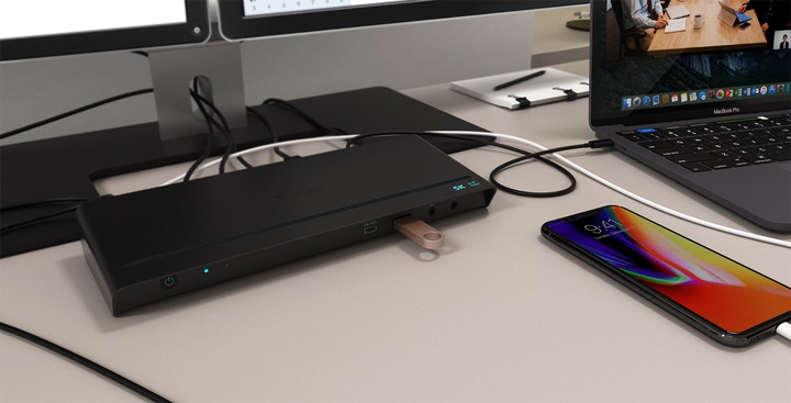 Produktbild i-tec USB 3.0 / USB-C Triple 4K Dock (USB-C, 5 Ports)