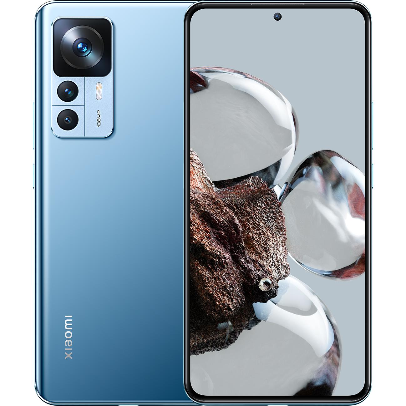 Xiaomi 12T (128 GB, Blue, 6.67", Dual SIM, 5G), Smartphone, Blau